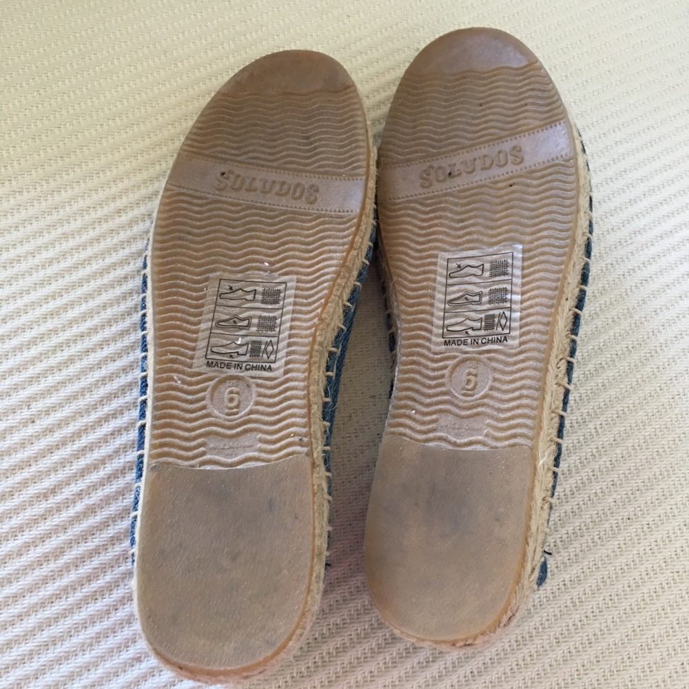 Soludos Jean pineapple espadrilles size 6 - Picture 6 of 7